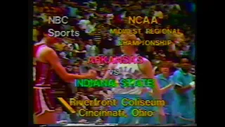 1979-03-17 NCAA Elite 8 Arkansas Razorbacks vs Indiana State Sycamores