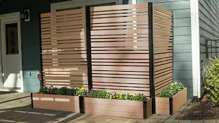 How To Assemble & Install the Enclo Privacy Screens EC18024/EC18025 6' Florence Screen & Planter Box