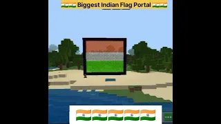 Mojang added a Indian flag Portal || Indian flag Portal || #shorts