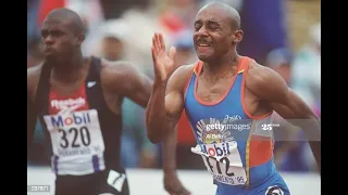 Mike Marsh vs Frank Fredericks 200m Zurich Weltklasse 1992r.