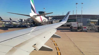 Ryanair 737-800(EI-DCW) push back,engine start, taxi and  take off from Bologna Marconi airport.