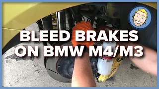 How to CHANGE BRAKE FLUID on a BMW M4/M3 (F80/F82/F83) with StopTech calipers