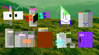 Numberblocks Band Retro Tens 910 to 990 But Weird