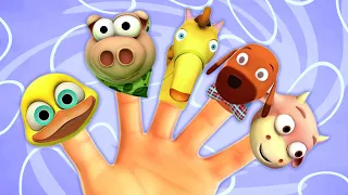 Animal Finger Family Song 🐶 | Nursery Rhymes For Kids | Nursery Rhymes Club