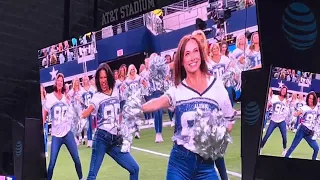 Dallas Cowboys Cheerleaders Alumni celebration 2023 halftime show