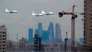 Aviation on May 9. How it looked from the balcony in Dzerzhinsky in 2020.