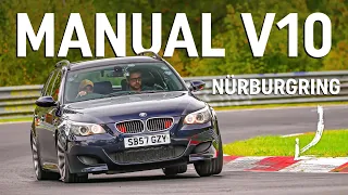 V10 BMW M5 Touring Manual lap of the Nürburgring!