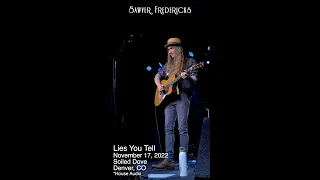 Sawyer Fredericks Lies You Tell, November 17, 2022 Soiled Dove Denver CO