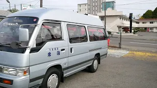 1992 Nissan Caravan Long Wheelbase Diesel Walkaround (10 passenger)