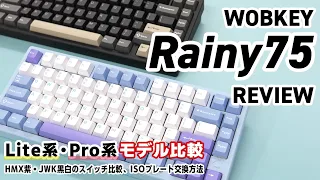 WOBKEY Rainy75 Review | A superb keystroke experience with a sound like rain | Mechanical Keyboard