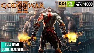 God Of War 2 Gameplay Walkthrough | FULL GAME | PC 4K MAXED ULTRA GRAPHICS 60FPS