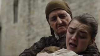 Arya gets stabbed by the Waif - Game of Thrones S06E07