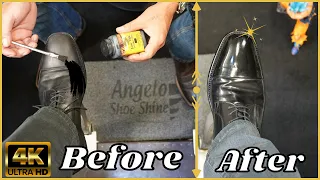 Making OLD and DULL Shoes SHINE! | Angelo Shoe Shine ASMR