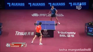 Hugo Calderano vs Fan Zhendong (Qatar Open 2018)