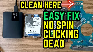 Hard Drive Repair & Not Showing Up || Clicking Sound || Dead || No Spin || Data Recovery