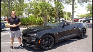 Is the 2023 Chevrolet Camaro SS a BETTER convertible Muscle Car than a Mustang GT?