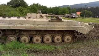 BVP- 1 (BMP-1) starting... Czech army Lešany muzeum 24.5.2014