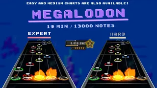 Megalodon - 19 Minutes / 13000 Notes - Clone Hero Custom Preview