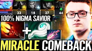 🔥 MIRACLE IS 100% NIGMA SAVIOR — 20.000 Gold Comeback Dagon 5 PUCK vs Alliance Dota 2 Pro