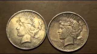 Comparing Fake and Real Silver Dollars