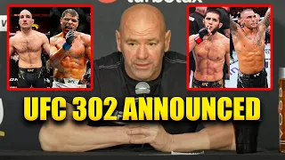 Dana White Announces Makhachev vs Poirier & Strickland vs Costa For UFC 302