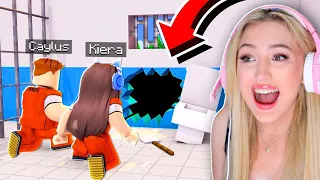 Can Me And My Boyfriend ESCAPE ROBLOX PRISON?