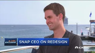 Snap CEO Evan Spiegel on update backlash