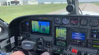 Sabris Cessna 421C Golden Eagle Engine Start