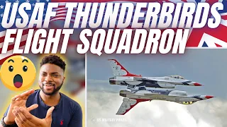 🇬🇧BRIT Rugby Fan Reacts To THE USAF THUNDERBIRDS FLIGHT SQUADRON!