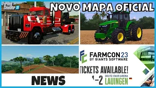FS22 Agronópolis, John Deere 7M Brasileiro Caminhão Guincho e Novo Mapa Oficial Farming Simulator 22