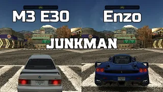 BMW M3 E30 vs Ferrari Enzo - NFS MW Redux V3 - WHICH IS FASTEST ?