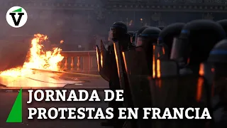 Francia arde: más de 450 detenidos en la protesta por la reforma de las pensiones