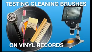 Testing if cleaning brushes damage your vinyl records