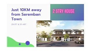 Want to find landed house at Seremban? #FREEHOLD #ZERO DOWNPAYMENT #INDIVIDUAL TITLE