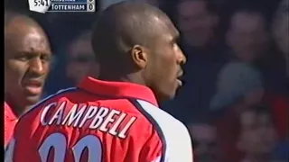 Arsenal 2-1 Tottenham PL 2001/02 FULL MATCH