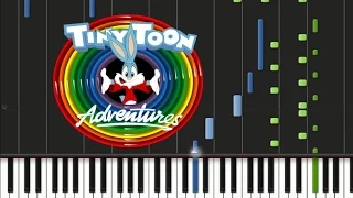 Tiny Toon Adventures - Theme Song [Synthesia Tutorial]