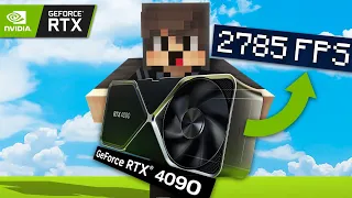 so i got an rtx4090 for minecraft... (5000+ fps)