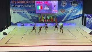 World Cup Aerobic Gymnastics Cantanhede 2022 GR Italy