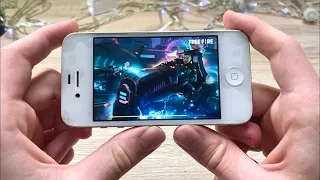 iPHONE 4S - 10 YEAR OLD iPHONE GAMING... (free fire, brawl stars) (2021)