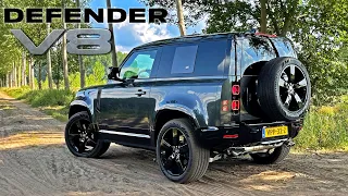 my LAND ROVER DEFENDER 90 V8 525HP | REVIEW on AUTOBAHN