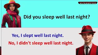 English Speaking Practice✅ | Past Tense (Q & A) Practice | English Conversation | Language Learning✅