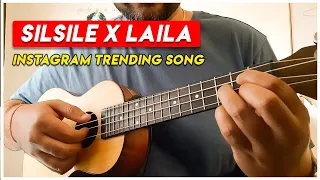 Silsile x Laila Mashup - Fingerstyle Ukulele Tutorial | ukeguide