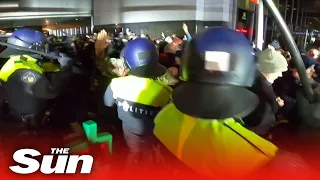 Protesters clash with police in Netherlands over new Covid-19 restrictions