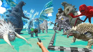 FPS Avatar Rescues Kaiju Monsters and Fights Ice Monsters - Animal Revolt Battle Simulator