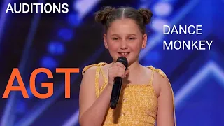 12-Year-Old Annie Jones from Aussie SINGS "Dance Monkey" by Tones and I - America's Got Talent 2020