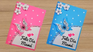 😍 Linda tarjeta para el día de la madre 😍Día de la Mujer🌺🌷 Card Women's Day 💖 Mother's Day Card