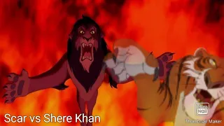 Scar Vs Shere Khan ~ [Crossover]