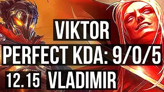 VIKTOR vs VLAD (MID) | 9/0/5, 65% winrate, Legendary | NA Diamond | 12.15
