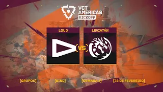 LOUD x Leviatán Esports (Mapa 1: Bind) | VCT Americas Kickoff