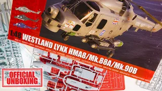 Official Unboxing-  Airfix Westland Navy Lynx Mk.88A/HMA.8/Mk.90B (A10107A)